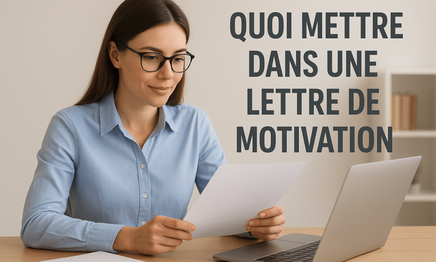 Quoi mettre dans une lettre de motivation